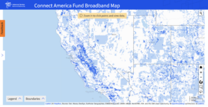 Image of the Connect America Fund Broadband Map